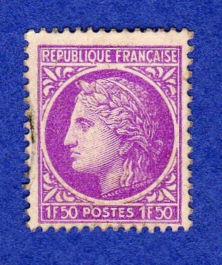 France Y&t : N° 679 - 1945-47 Cérès Van Mazelin