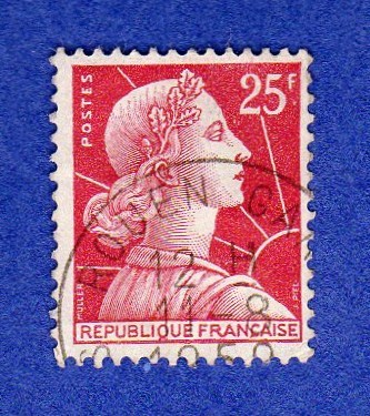 France Y&t : N° 1011C - 1955-1961 Marianne Of Muller