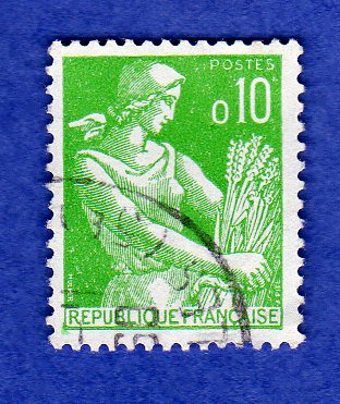 France Y&t : N° 1231 - 1957-1959 Oogst