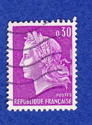 France Y&t : N° 1536 - 1967-1970 Marianne Van Cheffer