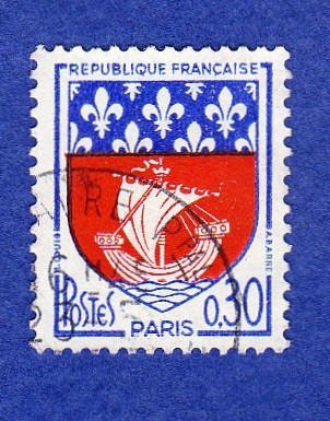 France Y&t : N° 1354B - 1941-66 Coat Of Arms And Heraldry