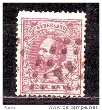 1872 Netherland Mino 26 F - Used Stamps