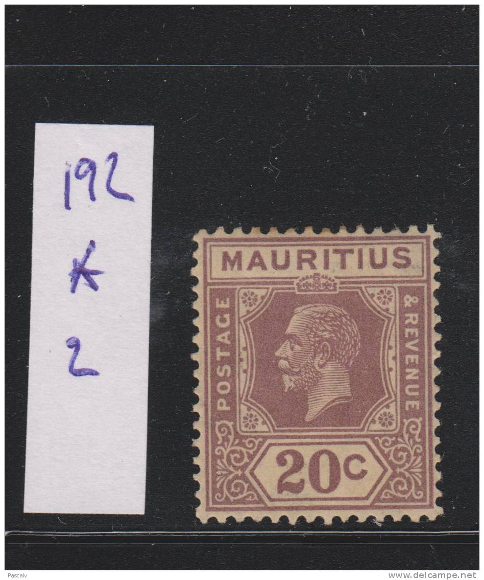 Yvert 192 * Neuf Charnière MH - Mauritius (1968-...)