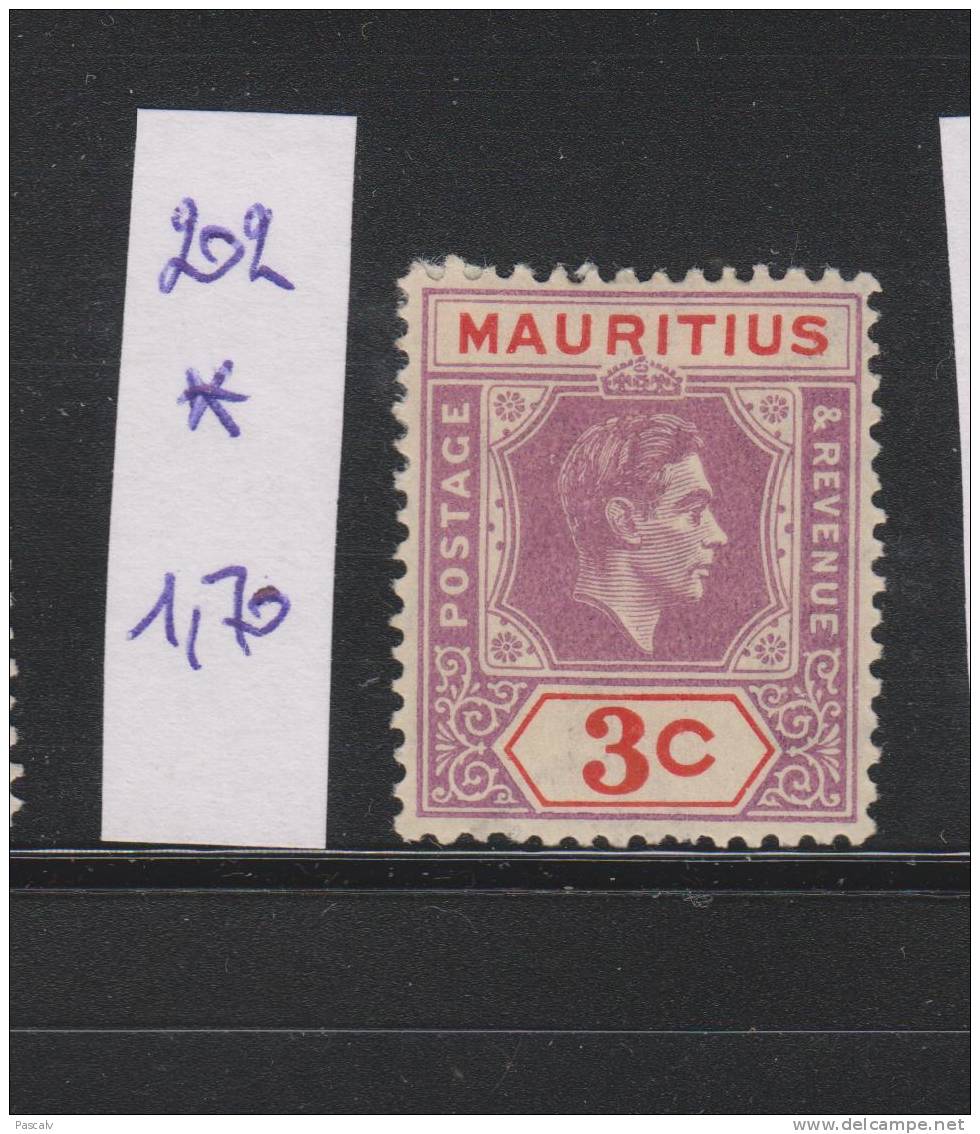 Yvert 202 * Neuf Charnière MH - Mauritius (1968-...)