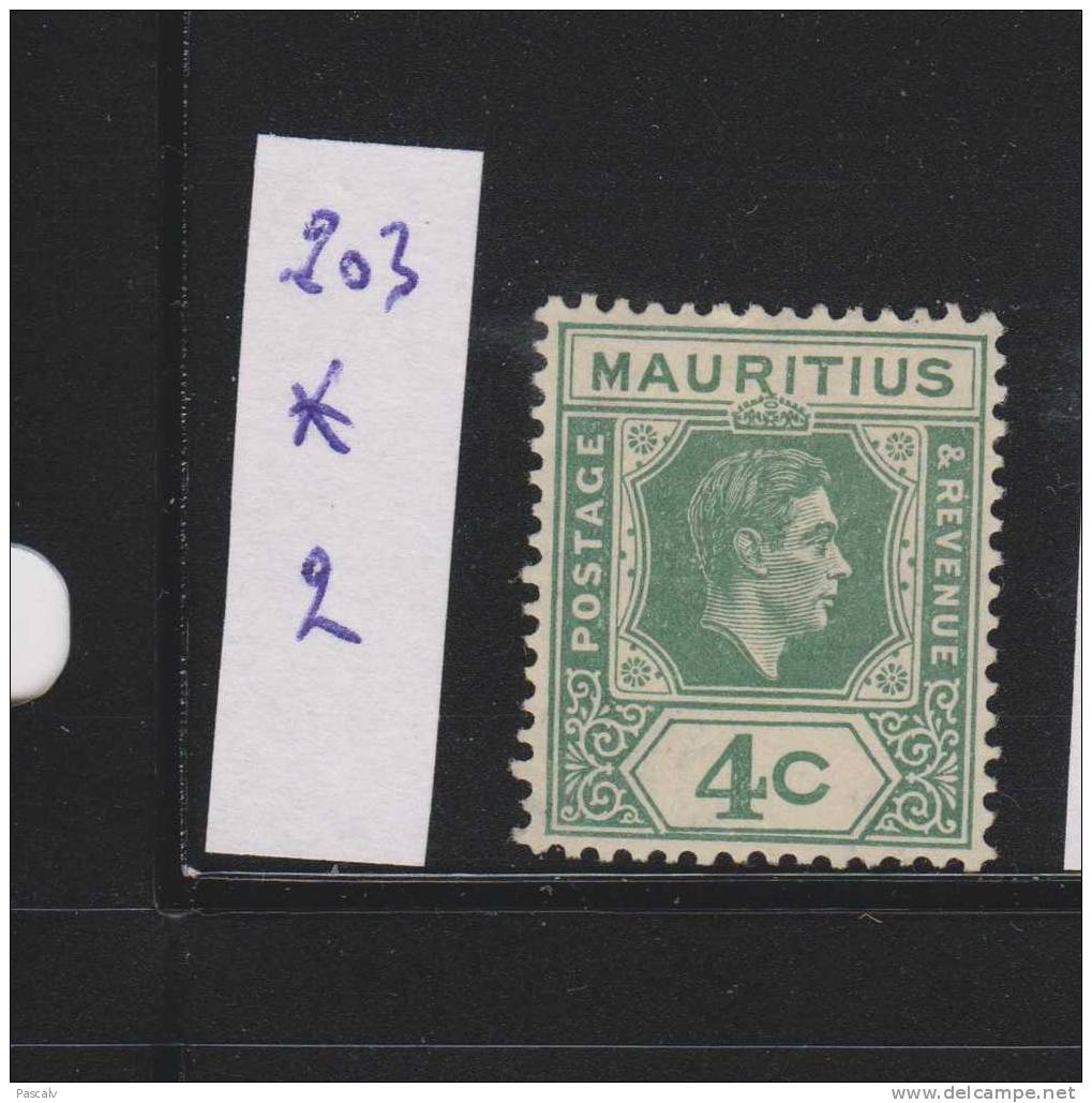 Yvert 203 * Neuf Charnière MH - Mauritius (1968-...)