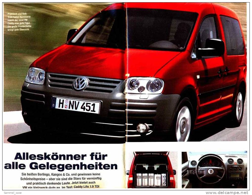 ADAC Motorwelt   9/2004  Mit :  Fahrbericht : Ford GT Straßenauto - Autotest : VW Caddy Life - Auto & Verkehr