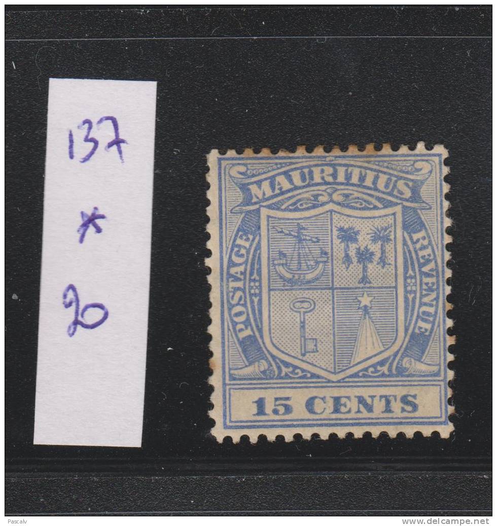 Yvert 137 * Neuf Charnière MH - Mauritius (1968-...)