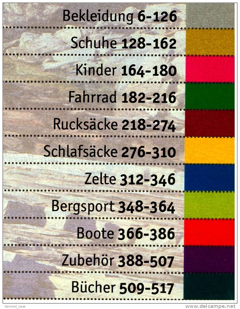 Globetrotter Ausrüstungs Katalog 2005  -  532 Seiten Handbuch  -  Bekleidung , Rucksäcke , Zelte Usw. - Catalogues