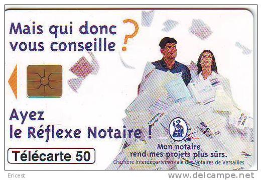 NOTAIRES DE VERSAILLES 50U GEM 10.96 BON ETAT - 1996