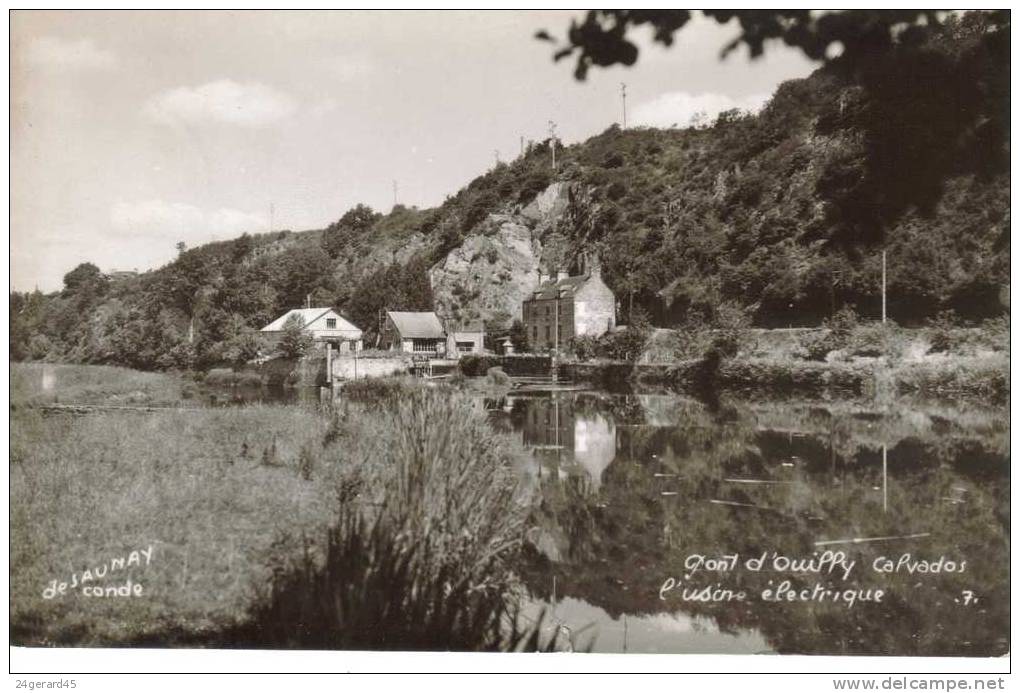 CPSM PONT D´OUILLY (Calvados) - L´usine électrique - Pont D'Ouilly