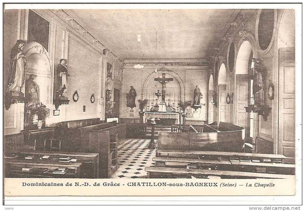 CHATILLON SOUS BAGNEUX   La Chapelle,interieur - Châtillon