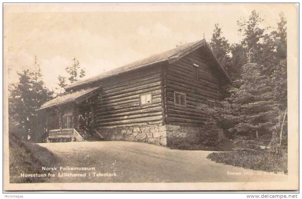 OSLO - Norsk Folkemuseum - Hovestuen Fra Lilleherred I Telemark - Noorwegen