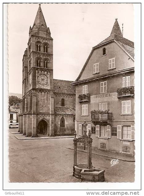 GUEBWILLER  -  * L' EGLISE SAINT LEGER  Et L' ANCIEN HOTEL *   -   Editeur :  C.A.P. De Paris   N° 56 - Guebwiller