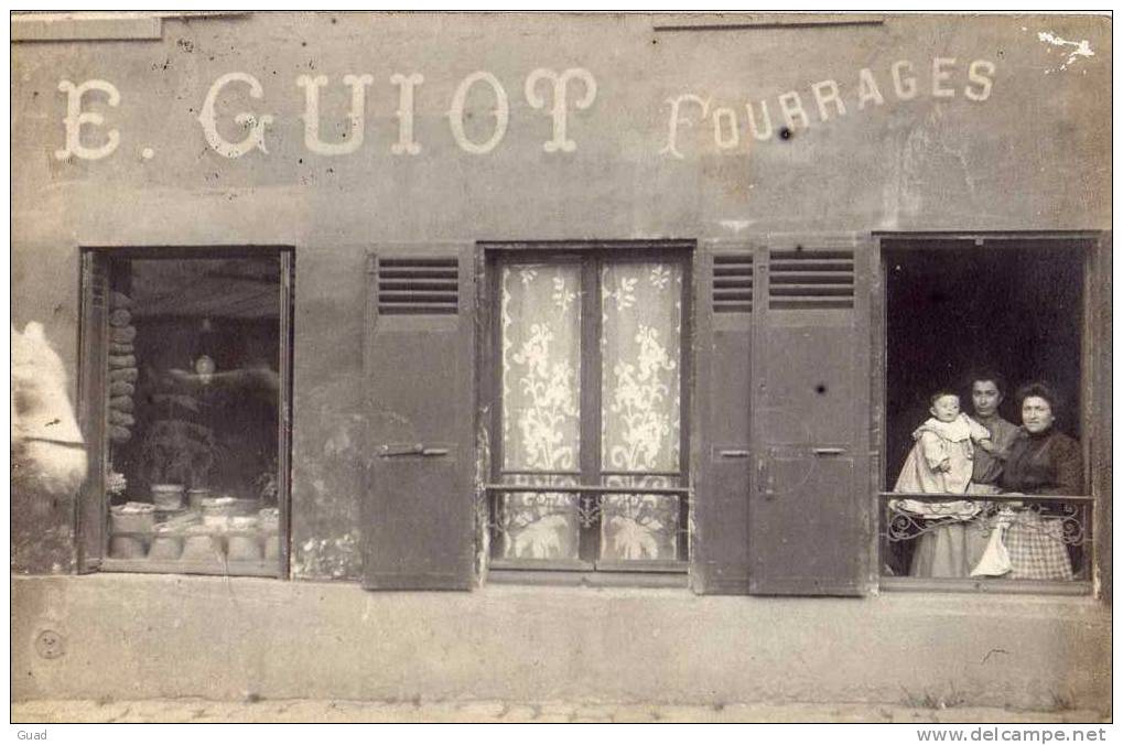 PORT-MARLY - GRAINS-FOURRAGE - E. GUIOT - 1 RUE ST-LOUIS - CARTE PHOTO - Autres & Non Classés