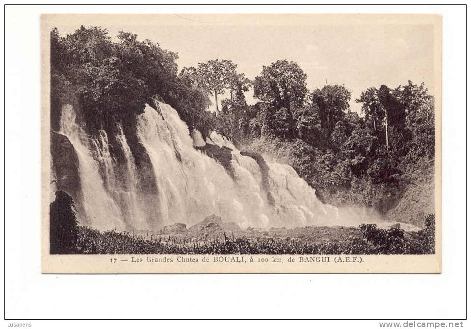 OLD FOREIGN 5296 - CENTRAFRICAINE-  BANGUI - LES GRANDS CHUTES DE BOUALI À 100KM DE BANGUI - Centrafricaine (République)