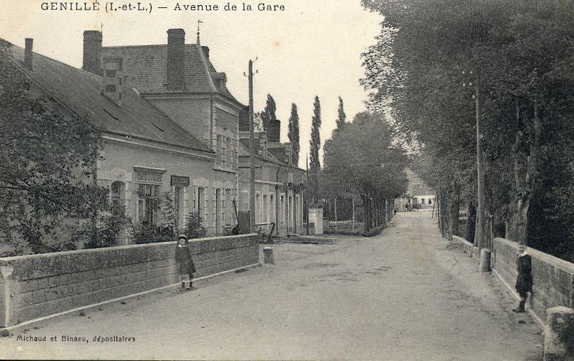 37 - GENILLÉ - Avenue De La Gare - Genillé