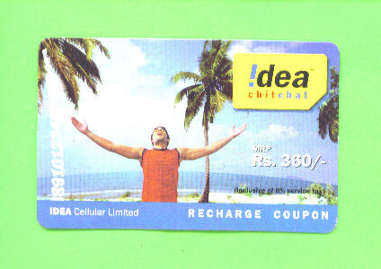 INDIA -  Remote Phonecard As Scan - India