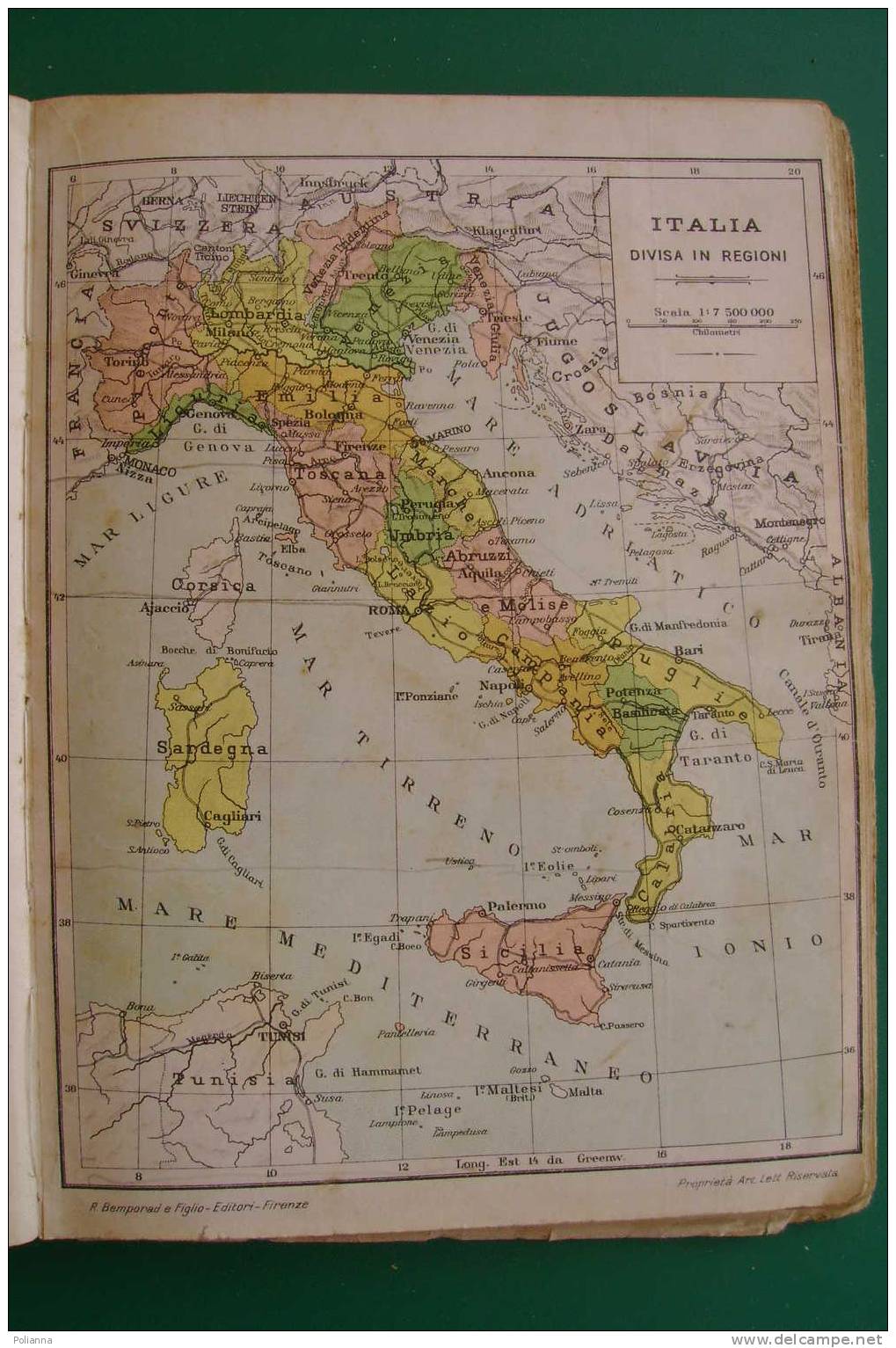 PDD/25 STORIA-GEOGRAFIA-L.RELIGIOSE-ARITMETICA Bemporad 1925/battaglia Di S.Martino/Moncenisio/Napoli - History, Philosophy & Geography