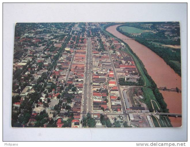 Augusta Ga  Aerial View  Early Chrome - Other & Unclassified