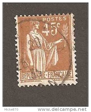 France N°282 Oblitéré Type Paix - 1932-39 Vrede