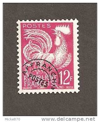 France Préoblitéré N°111 Neuf* Coq Gaulois - 1953-1960