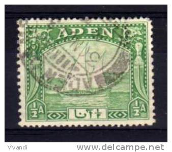 Aden - 1937 - ½ Anna Definitive - Used - Aden (1854-1963)