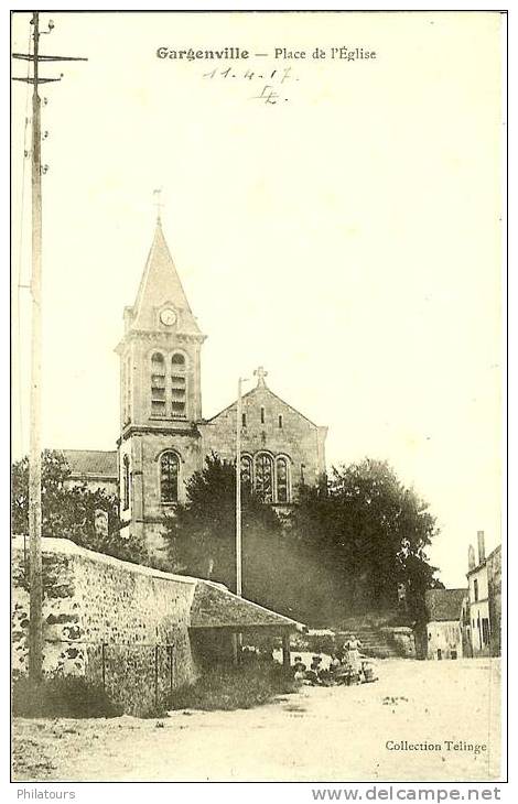 78 - GARGENVILLE  -  Place De L'Eglise - Gargenville