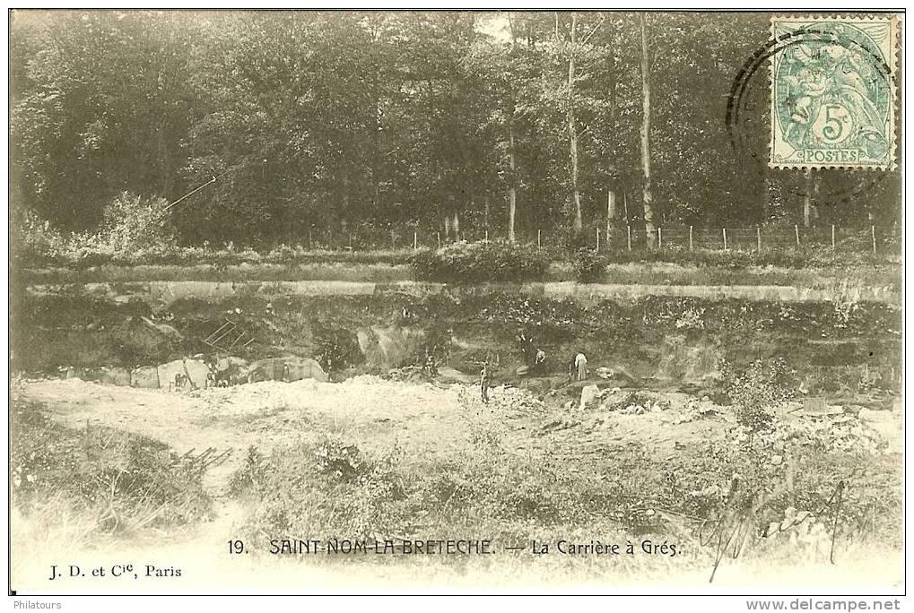 78 -  SAINT-NOM-LA-BRETECHE  -  La Carrière à Grès - St. Nom La Breteche