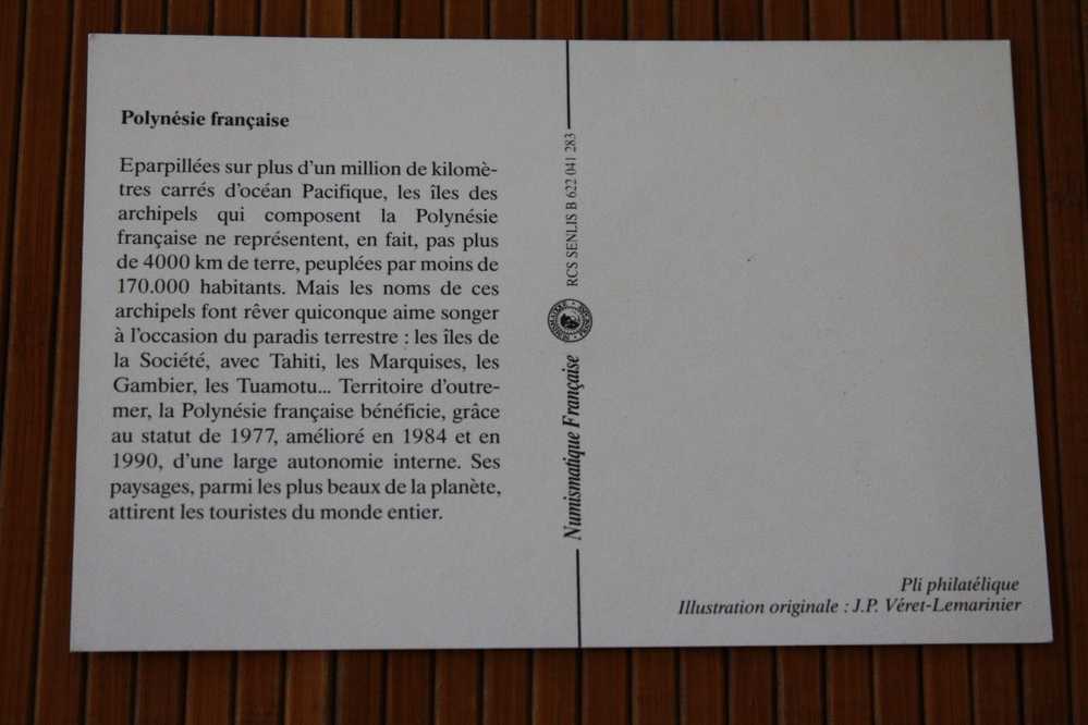 CARTE POSTALE DE POLYNESIE FRANCAISE PAPEETE R.P. ILES TAHITI 30-8-1991 SUPERBE CPA FRANCAISE - Polynésie Française