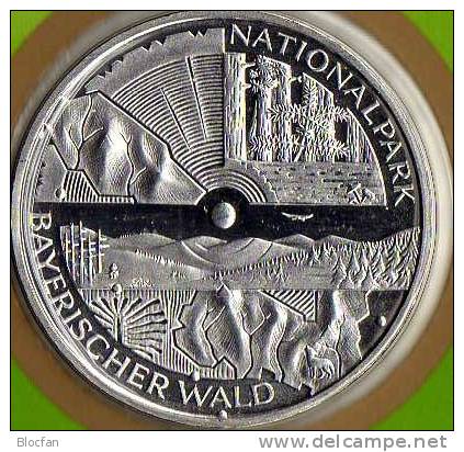 Bayrischer Wald Numisblatt Deutschland 1/2005 2452 KB SST 26€ Moose Farne Felsen Nationalpark Coins Document Of Germany - Allemagne