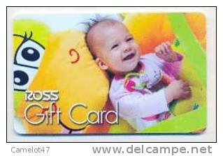 Ross  U.S.A.,  Carte Cadeau Pour Collection # 5 - Cadeaubonnen En Spaarkaarten