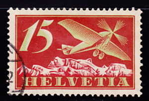 1923  Avion  Papier Normal  Zum 3 - Usati