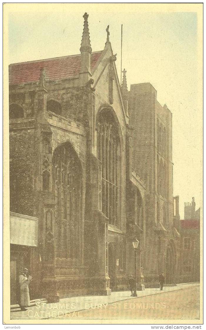 Britain United Kingdom St. James Cathedral, Bury St Edmunds Early 1900s Postcard [P1522] - Andere & Zonder Classificatie