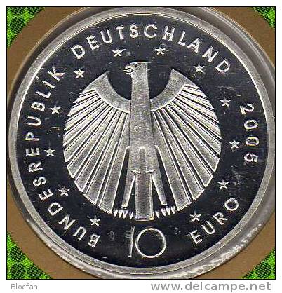 Fussball-WM 2006 Numisblatt 2005 Deutschland mit 2439-40 im 10-Block SST 40€ Flutlicht Globus Spielszene Goleon soccer