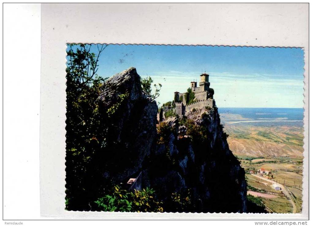 SAINT-MARIN - 1963 - CARTE POSTALE Pour Les FORCES FRANCAISES En ALLEMAGNE - SP69114 - Briefe U. Dokumente