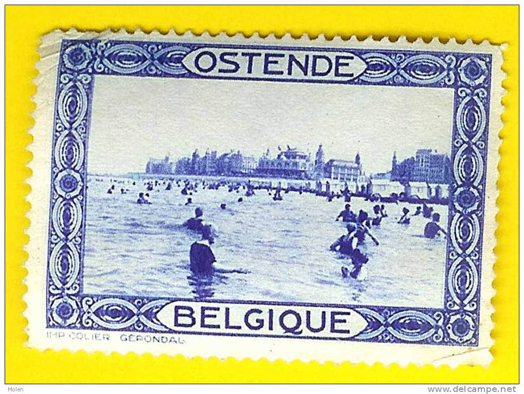 SLUITZEGEL CASINO KURSAAL Met BAADSTER Te OOSTENDE - BAIGNEUSE OSTENDE BELGIQUE TIMBRE 2811 - Altri & Non Classificati