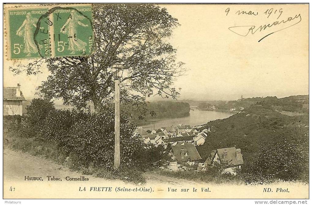 95 - LA FRETTE  -  Vue Sur Le Val - La Frette-sur-Seine