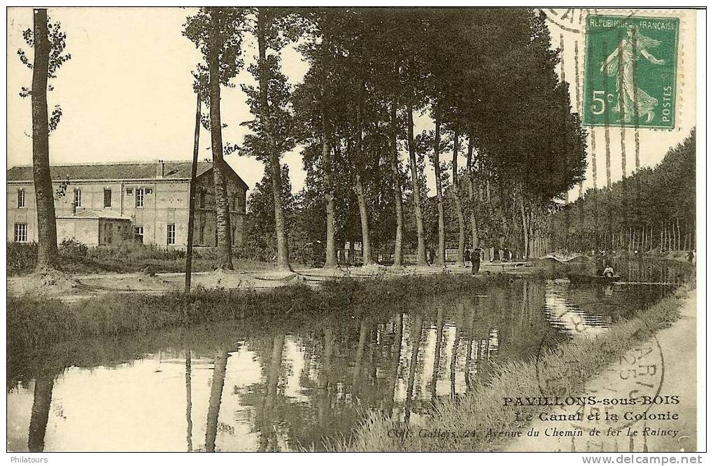 93 - PAVILLONS-SOUS-BOIS  -  Le Canal Et La Colonie - Les Pavillons Sous Bois