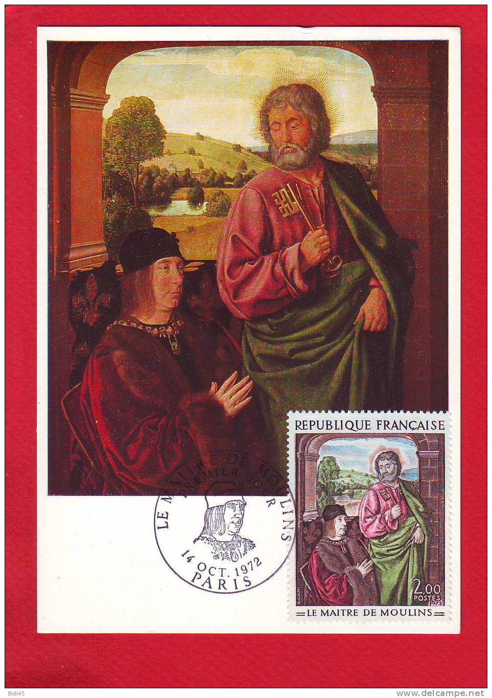 9 - CM Carte Maximum Le Maitre De Moulins - 1970-1979