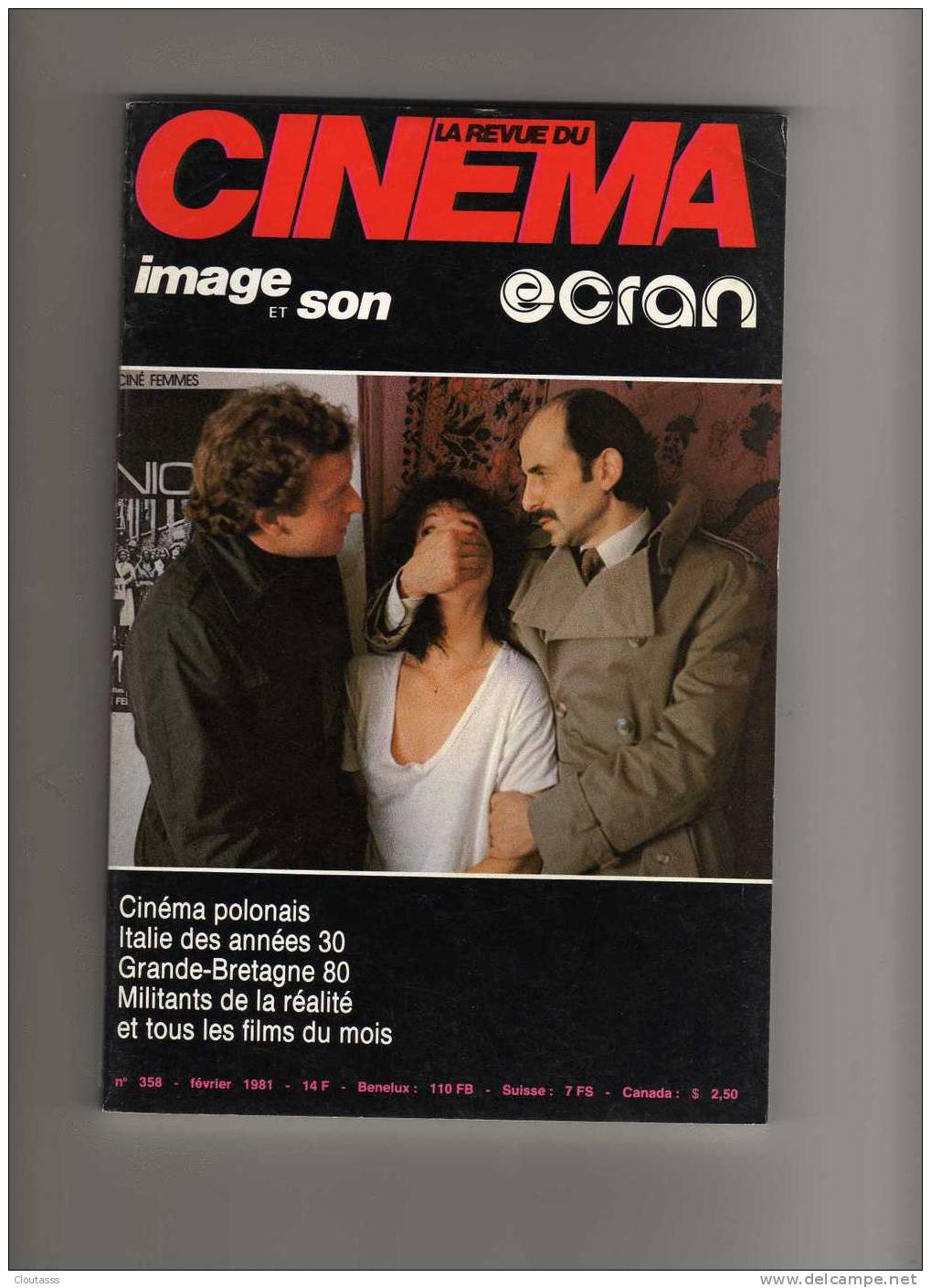 REVUE IMAGE ET SON )     (serie 358 à 368 -) N 358 Cinéma Polonais , Grande-bretagne.160 Pges - Films & TV