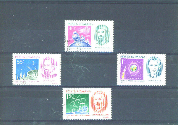 RUMANIA - 1971 Scientific Anniversaries FU - Gebruikt