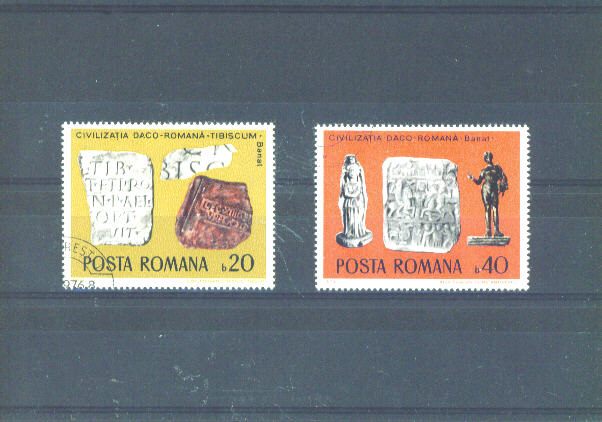 RUMANIA - 1976 Daco Roman Finds FU - Gebruikt