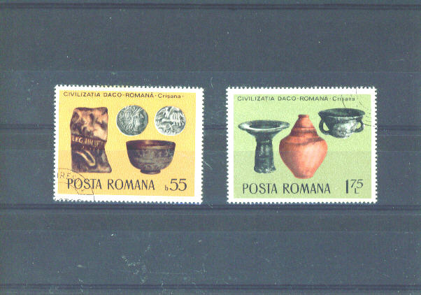 RUMANIA - 1976 Daco Roman Finds FU - Gebruikt