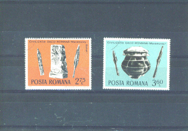 RUMANIA - 1976 Daco Roman Finds FU - Gebruikt