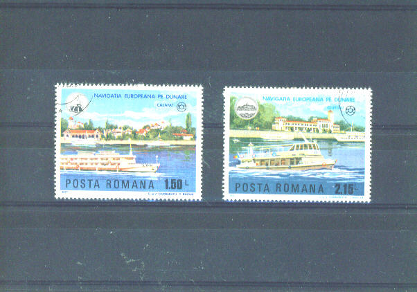 RUMANIA - 1977 Danube Navigation FU - Gebruikt