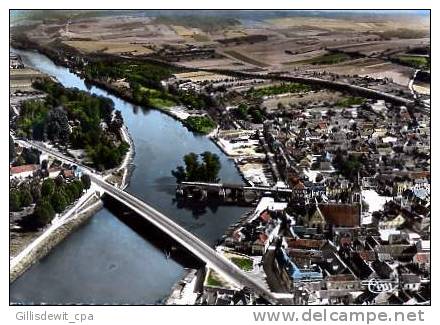 - PONT Sur YONNE  - Vue Aérienne Du  Nouveau Pont Sur L'Yonne - Pont Sur Yonne