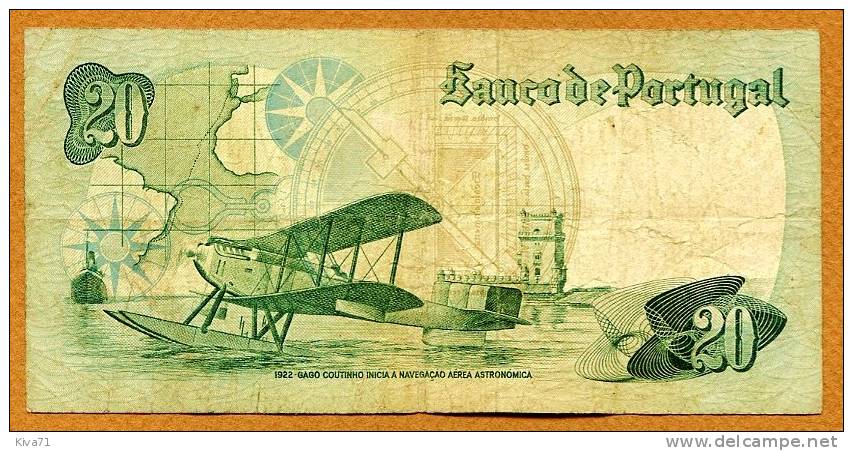 20 Escudos "PORTUGAL"   4 Octobre 1978    Bc 9 - Portogallo