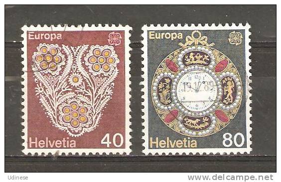 SWITZERLAND 1976 - EUROPA  - CPL. SET  - USED OBLITERE GESTEMPELT - 1976