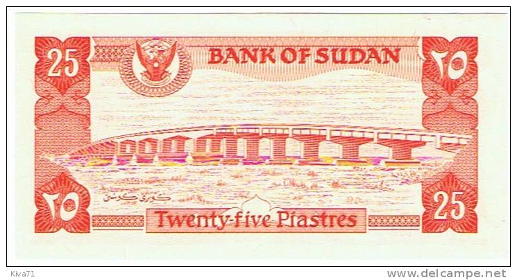 25 Piastres    "SOUDAN "       UNC     B2 - Soedan