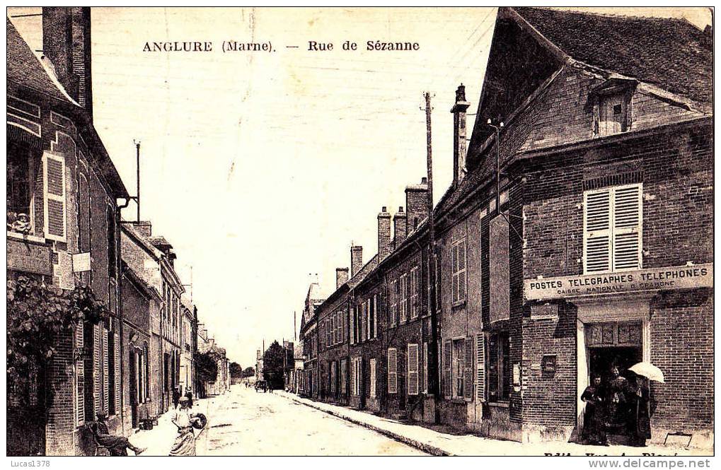 51 / ANGLURE / RUE DE  SEZANNE / JOLIE CARTE - Anglure